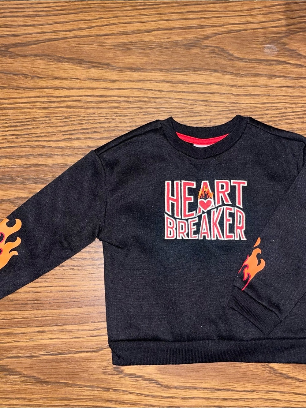 Unisex 18M Sweatshirt! Heartbreaker Flame Graphic Design. Like New!